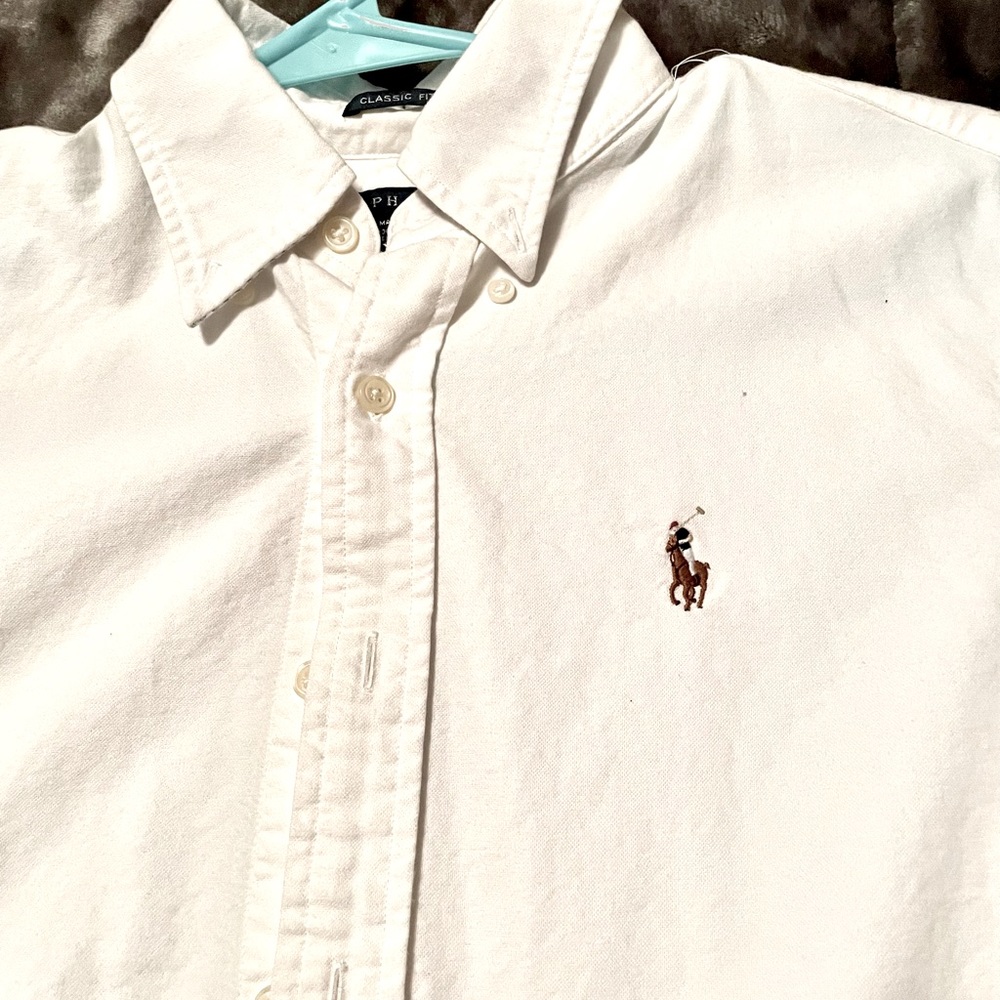 Women’s white Polo button down